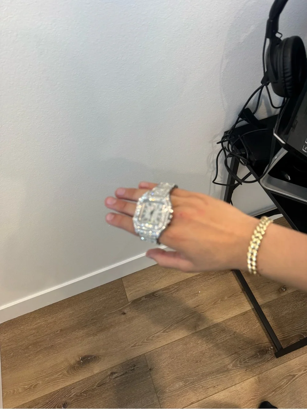 Diamond watch Square Face Watch